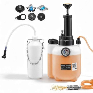 Bremžu atgaisošanas komplekts VEVOR YS-057B, 3 l, 5 adapteri