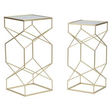 Galdiņu komplekts, 2 gab, 31,5 × 68 × 31,5 cm un 25 × 64 × 25 cm