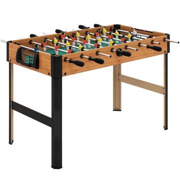 Galda futbola galds, 2 bumbas, 118 × 69 × 104 cm
