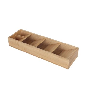 Galda piederumu organizators Relaxdays, 5 nodalījumi, 40 × 6 × 12 cm