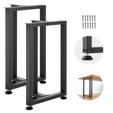 Galda kājas VEVOR HXZTTX28-17.7, 2 gab, 450 × 220 × 740 mm