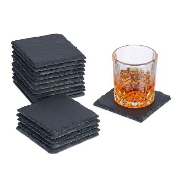 Подставки под посуду Relaxdays 10047622.0, 16 шт, 10 × 10 × 1 см