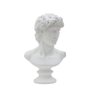 Statuete Mauro Ferretti 0116080000, Vīrieša galva, 21,5 × 34 × 14,5 cm