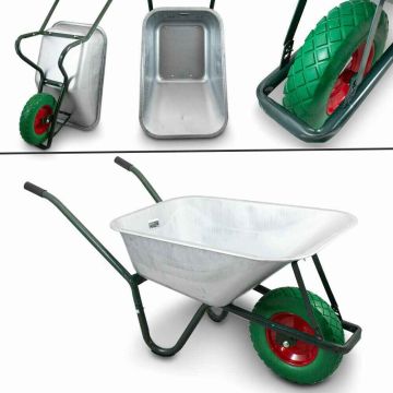 Celtniecības ķerra BITUXX, 100 l, 250 kg, 145 × 60 × 60 cm