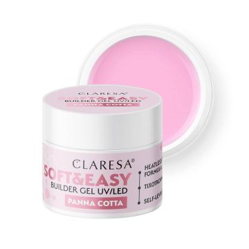 Строительный гель для ногтей Claresa Soft&Easy Panna Cotta