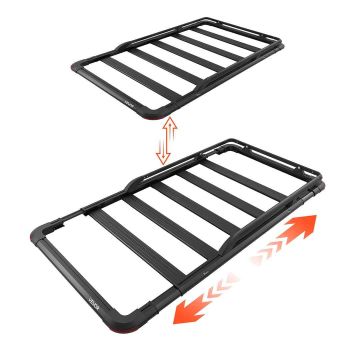 Jumta bagāžas grozs VEVOR RB548R, Ar pagarinājumu, 152 × 99 × 11,5 cm
