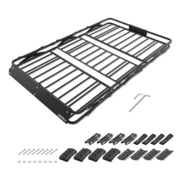 Jumta bagāžas grozs VEVOR RB562-64X39, Salokāms X formas rāmis, 162,6 × 99 × 10,2 cm