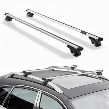 Jumta bagāžnieka šķērsstieņi VEVOR HJ-RB021-142CM, 142 × 7,2 × 10,6 cm