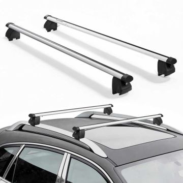Jumta bagāžnieka šķērsstieņi VEVOR HJ-RB021bar + RB015-120CM, 90 kg, 1200 × 95 × 126 mm