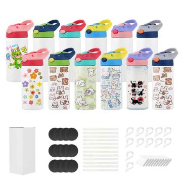 Sublimācijas glāzes VEVOR G12H0T3B, 12 gab., 355 ml, Ø 7 × 19,4 cm