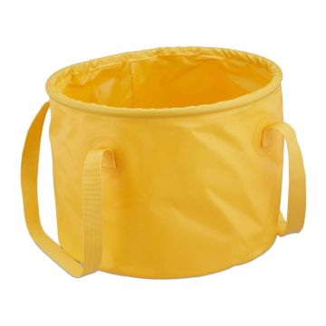Salokāms kempinga spainis Relaxdays, 15 l, Dzeltena, 31 × 23 × 31 cm
