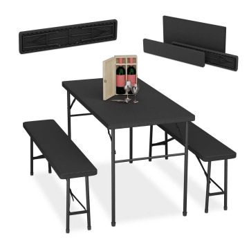 Salokāms āra mēbeļu komplekts, 3 daļas, 120 × 73 × 61 cm