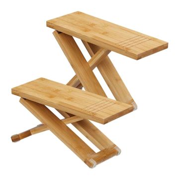 Складная подставка для ног унитаза Relaxdays 10048535.0, 2 части, 12 × 31 см