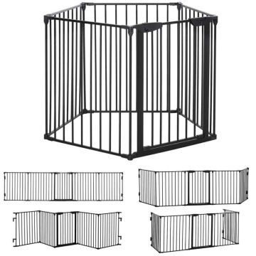 Вольер для собак PawHut 300x3x74,5см, черного цвета