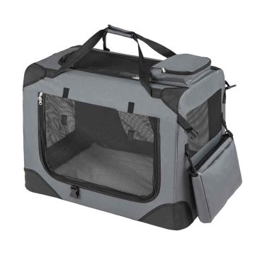 Dog cage, size M, 3 doors, 72 × 52.5 × 52.5 cm