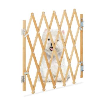 Suņu vārtiņi Relaxdays 10045274.0, izvelkami, 17–96 × 48,5–60 cm