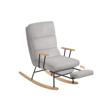Šūpuļkrēsls SONGMICS HOME LYY016GD01, 4 pozīciju regulējama atzveltne, Pelēks, 67 × 100 × 97 cm