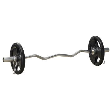 Гири для грифа Sportnow 32x32x4см, черного/серебристого цвета