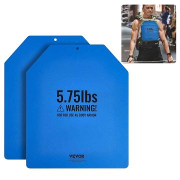 Svara vestes plāksnes VEVOR JSPB-5.75LB, 2 gab, 302 × 248 × 5 mm