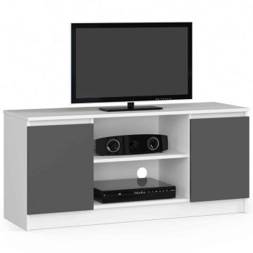 TV statīvs RTV K120, balts/pelēks