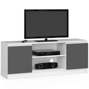 TV statīvs RTV K120, balts/pelēks