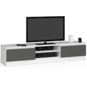 TV statīvs RTV K120, balts/pelēks