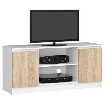 TV statīvs RTV K120, balts/ozols