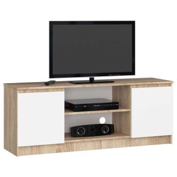 TV statīvs RTV K120, ozols/balts