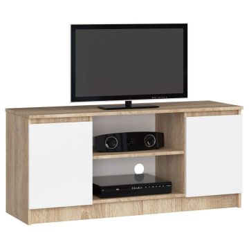 TV statīvs RTV K120, ozols/balts