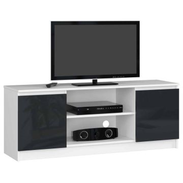 TV statīvs RTV K120, balts/melns