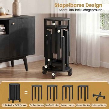 Set of 4 stools