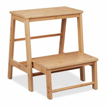 Pakāpiens-taburete Relaxdays 10046351.0, 2 pakāpieni, 45 × 48 × 51 cm