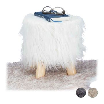 Taburete Relaxdays 10025735_49, 4 kājas, 31 × 31 × 31 cm