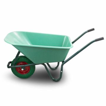 Dārza ķerra 100 l ietilpība, izgatavota no PVC, līdz 250 kg, zaļa