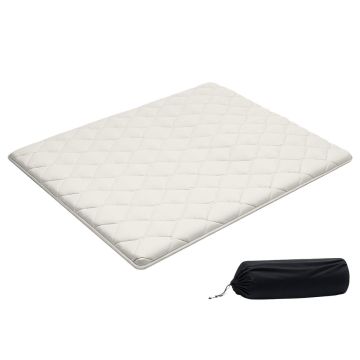 Tatami futona matracis VEVOR KZ-009, Karalienes izmēra, salokāms, 152,4 × 203,2 × 6,35 cm
