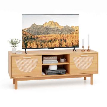 TV stand, 2 drawers and 2 shelves, 120 × 45.5 × 35 cm
