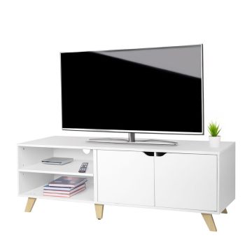 Тумба под телевизор Relaxdays, 6 отделений, 140 × 50 × 40 см