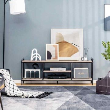 TV stand, 3-tier, 134 × 50 × 34 cm