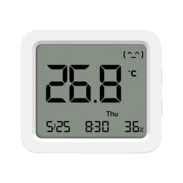 Temperatūras un mitruma mērītājs Xiaomi Mi Temperature and Humidity Monitor 3, 82 × 98 × 27 mm
