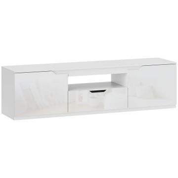 TV galds Homcom 160x38x43cm, balts