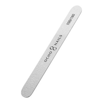 Прямая пилочка для ногтей OCHO NAILS, 10 шт