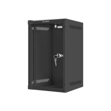 Tīkla skapis Lanberg WF10-2309-10B, pie sienas stiprināms, 10 collas, 9U
