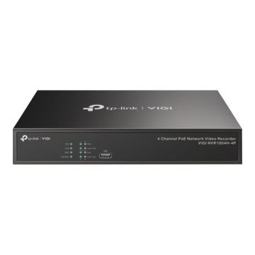 Tīkla videoreģistrators TP-LINK VIGI NVR1004H-4P, 4 kanāli