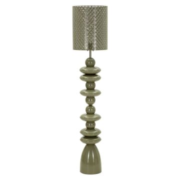 Stāvlampa, 1 gaismas avots, Zaļa, Ø 33 × 160 cm