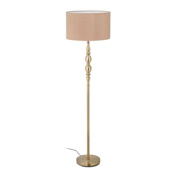 Stāvlampa Relaxdays, E27, maks. 60 W, Bēša/zelta, Ø 43 × 156 cm