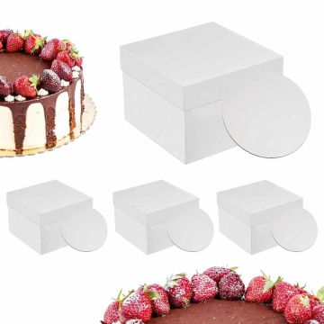 Tortes kastes Relaxdays, 4 gab, 30 × 30 × 30 cm