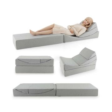 Transformable sofa bed, 4 in 1
