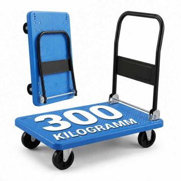 Transportēšanas ratiņi Relaxdays 10053452_45, XL platforma, 300 kg, 86 × 91 × 61 cm