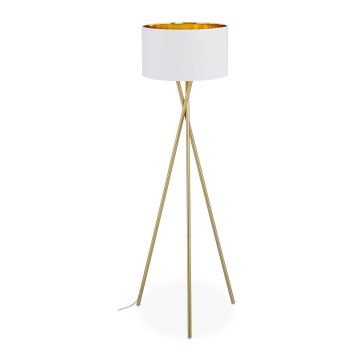 Trijkāju grīdas lampa Relaxdays 10038881, 3 kājas, 53,5 × 148,5 × 53,5 cm