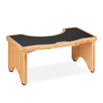 Tualetes kāju balsts Relaxdays 10047487, 44,5 × 18,5 × 26 cm
